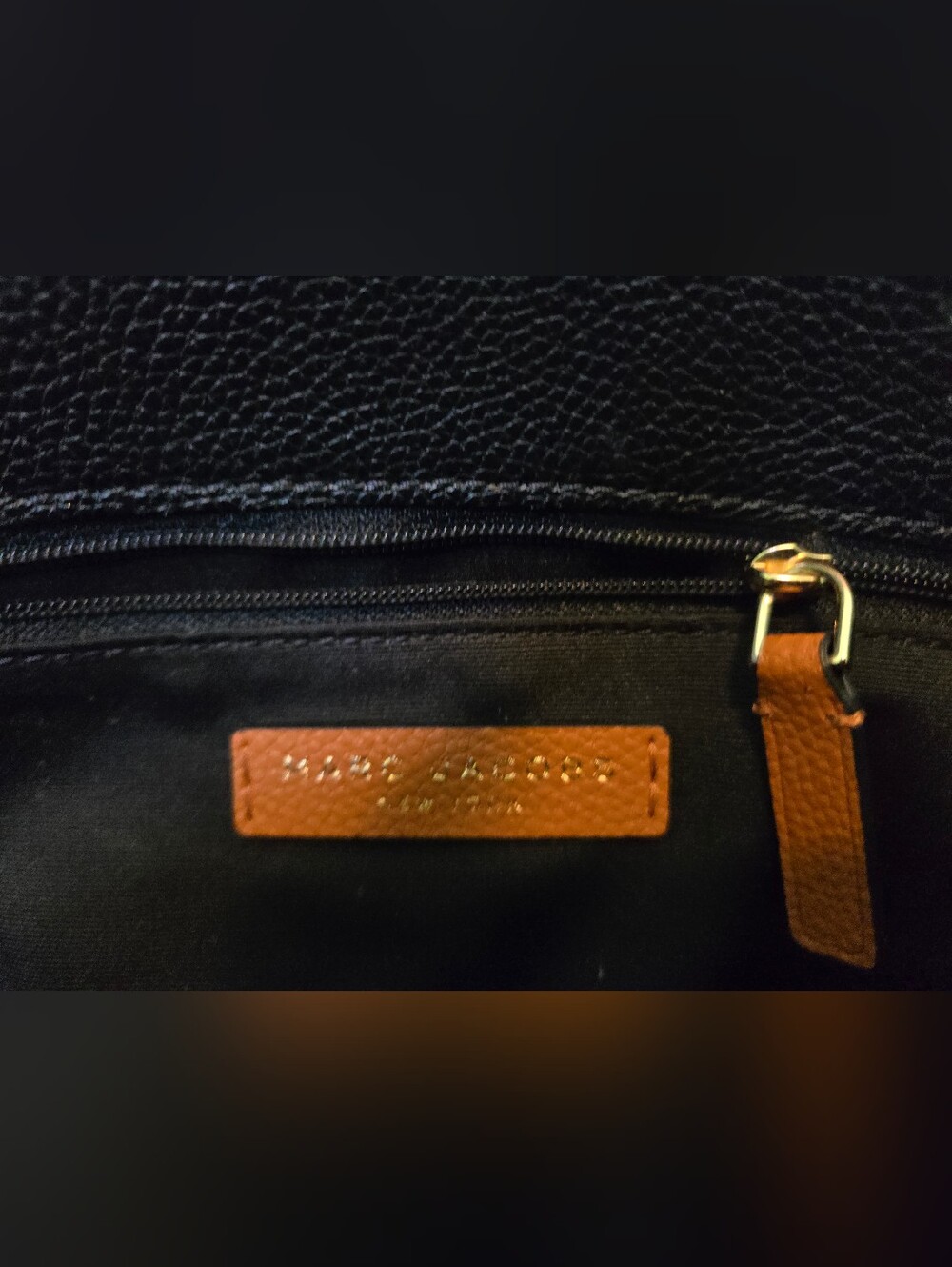 Marc Jacobs Black, Cream & Tan Leather Tote - Picture 5 of 11